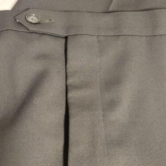 Stafford Big & Tall Black Trousers Slacks Travel Stretch Flat Front Men's New 50 - Picture 9 of 9